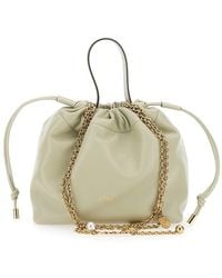 Chloé - 'Chloe Icons' Shoulder Bag With Drawstring Closure And Logo - Lyst