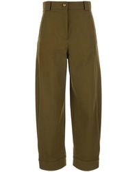 Max Mara - 'Adorni' Pants With Button Hem And Patch Pockets - Lyst