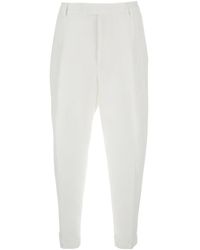 Dolce & Gabbana - Pantalone Con Orlo Con Risvolto - Lyst