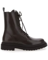 Brunello Cucinelli - Ankle Boots With Monils Detail On The Back In - Lyst