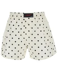 MSGM - Shorts Polka Dot Cotton - Lyst