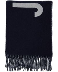 Jacquemus - Sciarpa 'L'Echarpe Con Maxi Logo Lettering E Orlo - Lyst