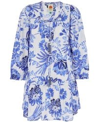 FARM Rio - And Mini Dress With Flowers And Birds - Lyst