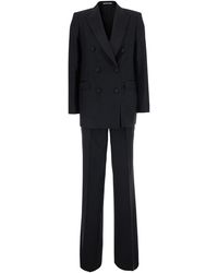 Tagliatore - Double-Breasted Suit With Peak Revers - Lyst