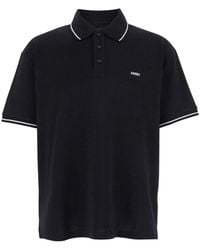 Amiri Polo Shirt With Logo in Black for Men | Lyst