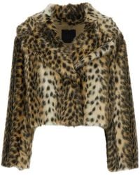 BB COUTURE - Fur Coat With All-Over Leopard Print - Lyst