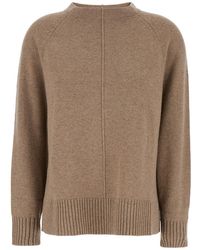 Max Mara - Solid Crew Neck Sweater - Lyst