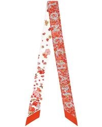 Longchamp - Scarf Silk All-Over Print - Lyst