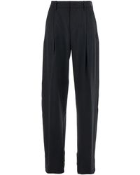 Moncler Genius - Trousers With Pleats On The Front And Side Logo Patch - Lyst