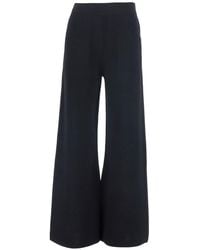 Max Mara - 'Faida' Pants With Wide Leg And Elasticated Waist - Lyst