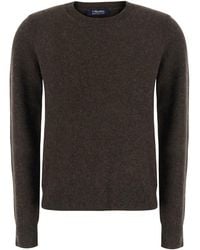 Max Mara - Sweater "Voliera" With V-Neck And Long Sleeves - Lyst