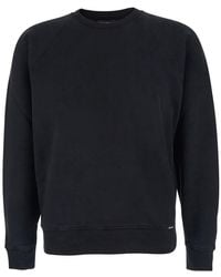 Tom Ford - Crewneck Sweatshirt With Logo Patch On The Front - Lyst