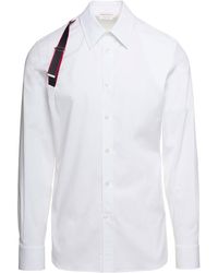 Alexander McQueen - Hirt With Harness Detail In Stretch Cotton - Lyst