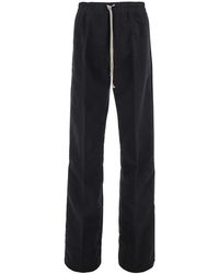 Rick Owens - Pants With Elasticated Waistband With Oversized Drawstring - Lyst