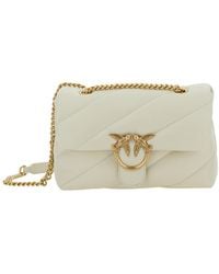 Pinko - Borsa A Tracolla 'Love Classic Puff' Con Maxi Trapuntatura Obliq - Lyst