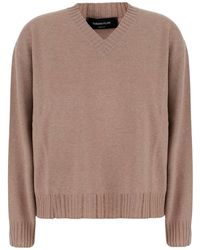 Fabiana Filippi - Sweater With Round Neck And Long Sleeves - Lyst