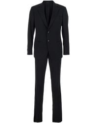 Giorgio Armani - Single-Breasted Suit With Classic Lapels - Lyst