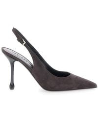 Le Plain - Pumps With Pointed Design And Adjustable Strap - Lyst