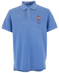 Polo Ralph Lauren - Polo Con Colletto Classico E Ricamo Polo Bear Sul Fr - Lyst