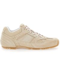 Alohas - Tb.56 Suede Cream Leather Sneakers - Lyst