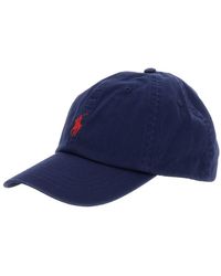 Polo Ralph Lauren - Baseball Cap With Pony Embroidery On The Front And Rear Adjustable Buckle Closure - Lyst