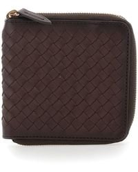 Dragon Diffusion - Zip Wallet, Entirely Intreccio - Lyst