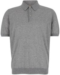 La Fileria - Knit Polo Shirt With Classic Collar - Lyst