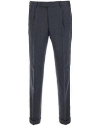 PT Torino - Master 1 Pince Pants With Pockets And Hems For - Lyst