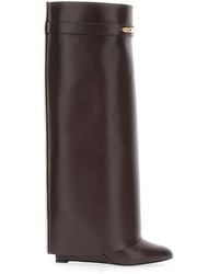 Givenchy - Pointed Toe Wedge Heels With Logo Plate On The Front - Lyst