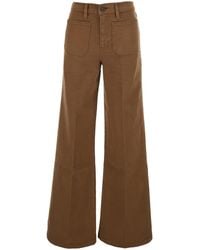 FRAME - 'Le Slim Palazzo' Jeans With Wide Leg - Lyst