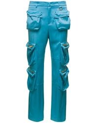 Blumarine - Light Cargo Pants With Macro Patch Pockets - Lyst