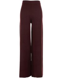 Max Mara - Pantalone 'Judy' Con Vita Elasticizzata E Patch Logo Sul Retr - Lyst