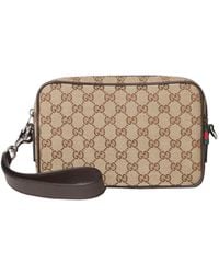Gucci - Crossbody Bag With All-Over Gg Motif - Lyst