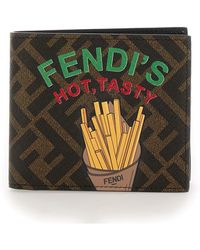 Fendi - Wallet With All-Over Ff Motif And Licious French Frie - Lyst