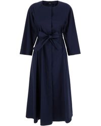 Le Plain - Long Dress With Belt - Lyst