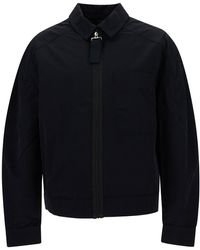 Jacquemus - Zip-Up Jacket With Tonal Logo Embroidery - Lyst