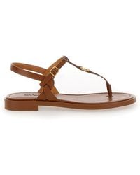 Chloé - Sandalo Basso 'Marcie' Infradito - Lyst