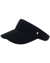 Helen Kaminski - 'Berkley' Visor With Curved Brim And Logo Plate O - Lyst