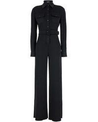 Tom Ford - Jumpsuit With Buttons And Adjustable Belt - Lyst