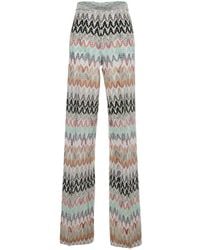 Missoni - Pants With Elastic Waist And Zigzag Motif - Lyst