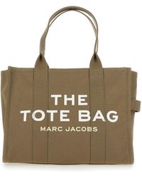 Marc Jacobs - Borsa Shopper 'The Large Tote' Con Stampa Logo A Contrasto - Lyst