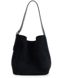 TOTEME - 'Belted Medium' Handbag With Belt Handle Design - Lyst