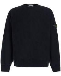 Stone Island - Crew Neck Sweatshirt With Long Sleeves - Lyst