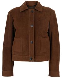 Max Mara - 'Baia' Jacket With Classic Collar And Button Clos - Lyst