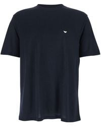 Emporio Armani - T-Shirt Reg Fii Acquila - Lyst