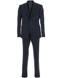 Emporio Armani - Double-Breasted Suit With Classic Revers - Lyst