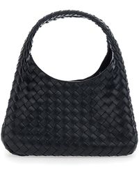 Bottega Veneta - 'Campana' Shoulder Bag With Intreccio Motif - Lyst