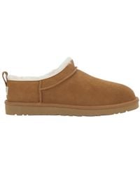 UGG - Mule With Logo On The Side And Faux Fur Lining - Lyst