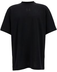 44 Label Group - T-Shirt With Logo Embroidery And Print - Lyst