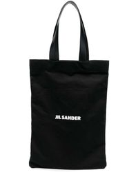 Jil Sander - Tote Bag With Logo Print - Lyst